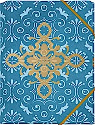 Produktbild von Der Zauber Indiens Mini-Sammelmappe Motiv Blaues Ornament