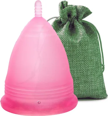 Produktbild von Klassische Menstruationstasse, Pink, Größe S - S