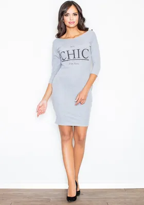 Produktbild von Figl Minikleid für Frauen Isaia grau XL