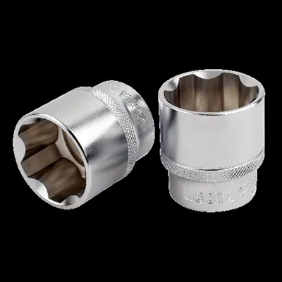 Image de Douille Superlock 1/2 pouce, 8mm CrV, Douille Courte