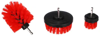 Obrázok produktu pre Sada kefiek na vŕtačku na čistenie auta CAR DETAILING DRILL BRUSH 3 MEDIUM, 3 ks