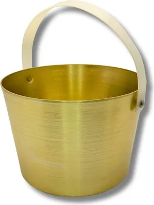 Produktbild von Sauna Aufgusskübel champagner mit flexiblem Tragegurt
