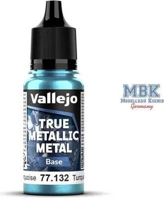Productafbeelding van Vallejo VA77132 Metallic Basisverf - Hydra Turquoise