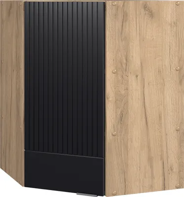 Immagine prodotto di Mobile angolare da cucina Vicco Fame-Line Nero rigato 57 cm, Model 50829
