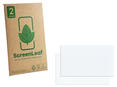 Produktbild von 2x ScreenLeaf Schutzfolie für Notebooks mit 25.7 cm (10.1 Zoll) Displays 221 x 130 mm Displayschutz Display Schutz Folie Klar Transparent