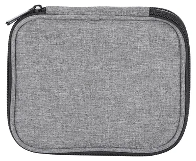 Produktbild von Häkelnadel-Aufbewahrungstasche, Grau, 2-lagiger 600D-Oxford-Stoff, Stricknadel-Organizer