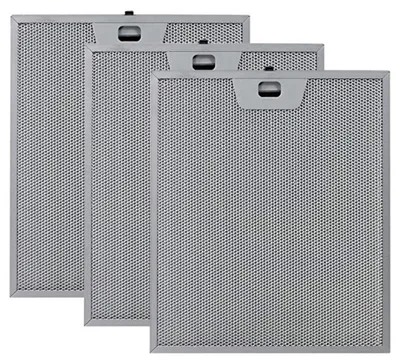 Productafbeelding van Elzusha - Set van 3 Aluminium Afzuigkap Vetfilters 300x250mm 5-Laags