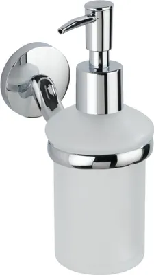 Immagine prodotto di Distributore di sapone WENKO Mod. Cuba Lucido, realizzato in zinco pressofuso antiruggine