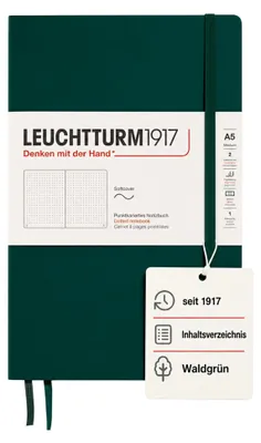 Produktbild von LEUCHTTURM1917 Notizbuch Medium A5 Softcover, Forest Green, dotted