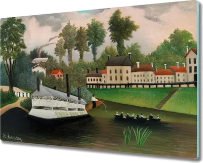 Produktbild von Coloray Schneidebrett Herdabdeckplatte 80x52 cm Kochplattenabdeckung Küchenbrett Hackbrett - Stadt Fischer