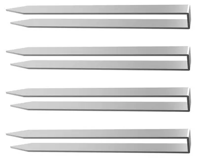 Produktbild von Bodenanker Stahl U Form 4er Set Rosenbogen Erdanker Garten