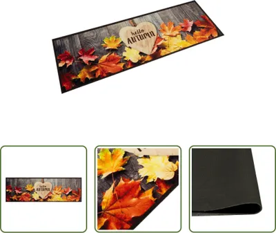 Obrázok produktu pre The Living Store Kuchynský koberec umývateľný jeseň 60x180 cm zamat