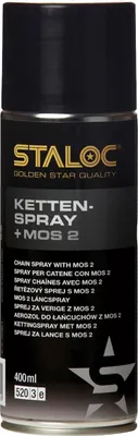 Produktbild von STALOC Kettenspray + MoS2 | Langzeit-Schmierstoff | für Mottorradketten, Scharniere, Kupplungen uvm. | 400 ml