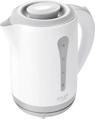 Zdjęcie produktu dla Adler AD 1244, 2,5 l, 2200 W, Biały, Plastik, Wskaźnik poziomu wody