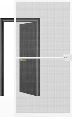 Produktbild von Jayseuw sieťka proti hmyzu 120x240cm sieťka proti komárom s hliníkovým rámom biela