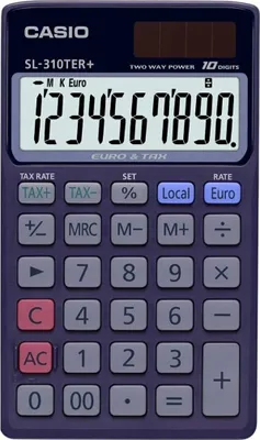 Produktbild von CASIO SL-310TER+ Taschenrechner schwarz