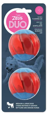 Produktbild von Zeus LED Hundespielzeug Duo-Bälle groß