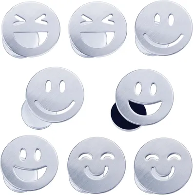 Imagen del producto de Soportes para manteles de acero inoxidable, juego de 8 unidades, con imán, para uso en exteriores