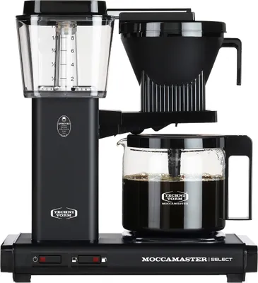 Produktbild von MOCCAMASTER KBG Select matt Kaffeemaschine schwarz, 4-10 Tassen