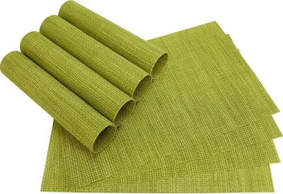Produktbild von Tischset ELEGANCE grün 8er Tischunterlage als Tischdeko
