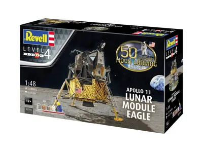 Produktbild von Revell Geschenkset Apollo 11 Lunar Module Eagle 1:48
