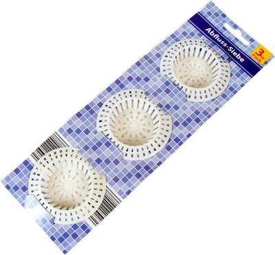 Obrázok produktu pre Odtokové sitká, plastové, 3 balenia