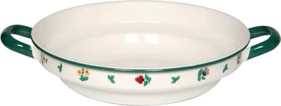 Produktbild von RIESS 0219-049, Obstschale, Rund, Emaillierter Stahl, Mehrfarbig, Weiß, 2 l, Portion
