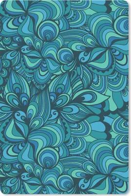Produktbild von MuchoWow® Mauspad Mousepad Design - Vintage - Blau - Türkis 40x60 cm - Mousepads - Maus Mat - Pad - Mausunterlage - Schreibtisch Accesoire