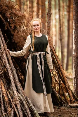 Produktbild von Mittelalter Überkleid Grün "Magdalena" XXL