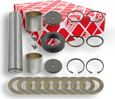 Produktbild von FEBI BILSTEIN Reparatursatz Achsschenkelbolzen 03783 Vorne Links Vorne Rechts für MAN F 9 3mm 223mm Stahl 52mm 50mm 5,18kg