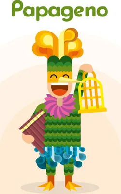 Produktbild von Papageno Kartenspiel – Einfaches Sammelspiel, 50 Karten