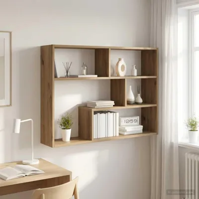 Produktbild von Maison Exclusive - Wandregal Artisan-Eiche 95 x 20 x 69,5 cm
