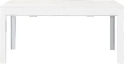 Immagine prodotto di Milani Home - tavolo da pranzo allungabile 90 x 180/223/266/309/352 cm, bianco, legno e acciaio