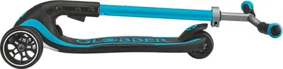 Obrázek produktu pro GLOBBER ULTIMUM - Šlapací koloběžka pro dospělé, 125/90 mm extra široká, ABEC 9, 3 kolečka, výškově nastavitelná, modrá