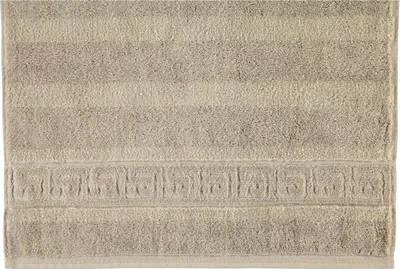 Produktbild von Cawö - Frottier Tuch mit Uni Muster in verschiedenen Farben (1001), Farbe:Sand (375), Größe:6 Gästetücher (30x50 cm)