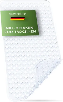 Produktbild von Badezimmerteppich - 88 x 40 cm - PVC - Rutschfest - Maschinenwaschbar