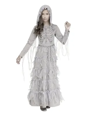 Produktbild von Glitzergeisterbraut Karneval Faschingskostüm Damen Kindergröße: 146-152