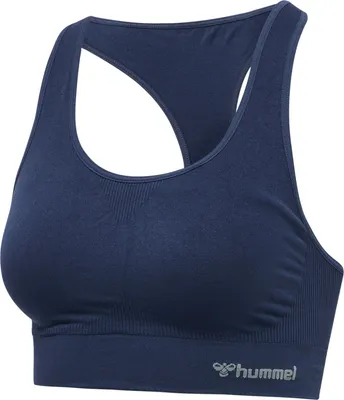 Produktbild von hummel hmlTIF Seamless Sport-BH Damen black iris L