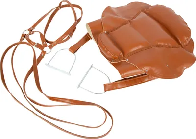 Produktbild von Small Foot Sattel und Zaumzeug-Set Holzpferd 11906 braun, ab 3 Jahre, Outdoor