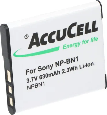Zdjęcie produktu dla Akumulator pasuje do akumulatora Sony NP-BN1 typu N bez oryginalnego akumulatora 580-630mAh