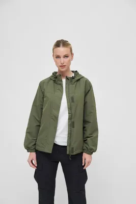 Image de Brandit BD33114 | Ladies Summer Windbreaker Frontzip déperlant - Couleur : Olive - Taille : 4XL