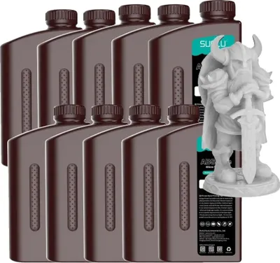 Zdjęcie produktu dla żywica do drukarek 3D, wysoka precyzja, niski zapach, ABSL 10KG Solid Grey