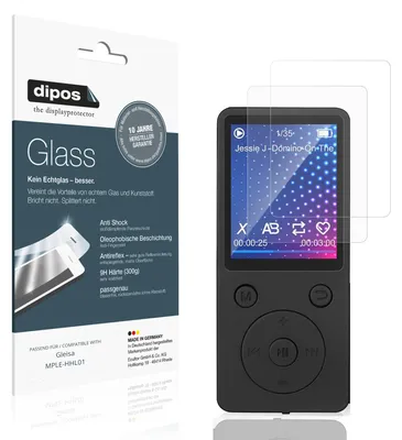 Image de 2x Protection ecrán pour Gleisa MPLE-HHL01 mat Verre souple Film Protecteur 9H dipos