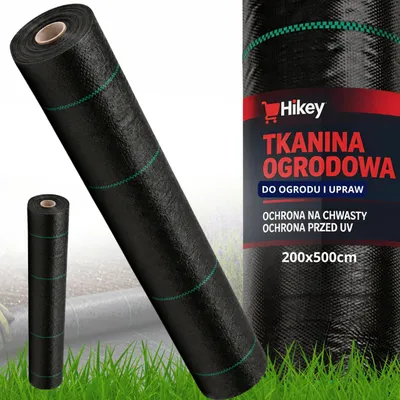 Obrázok produktu pre Netkaná textília proti burine 2x5m tkaná PP UV odolná priepustná s výsadnými líniami záhrada