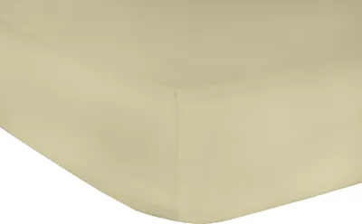 Produktbild von Mr.Sandman Fein Jersey de Luxe Spannbetttuch Hellbeige 80x200cm 160g/m²