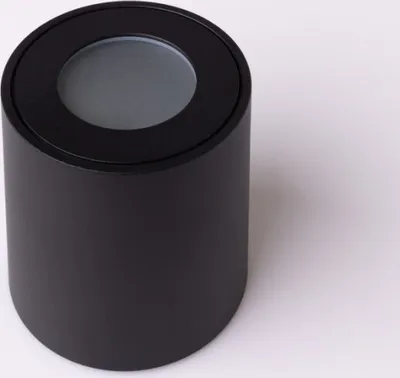 Zdjęcie produktu dla Spot natynkowy łazienkowy IP44 czarny okrągły 1xGU10 35W Ecolight EC79970