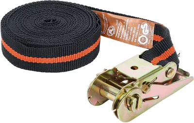 Produktbild von KRAFTMANN 3550 Knarren-Spannband, 5 m lang, 25 mm breit