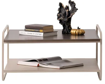 Produktbild von Moderner Beiger Wohnzimmertisch Designer Couchtische Metall Möbel