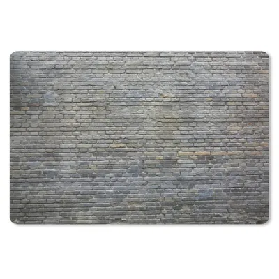 Produktbild von MuchoWow® Mauspad Mousepad Wand - Ziegel - Grau 27x18 cm - Mousepads - Maus Mat - Pad - Mausunterlage - Büroartikel - Desk Matten