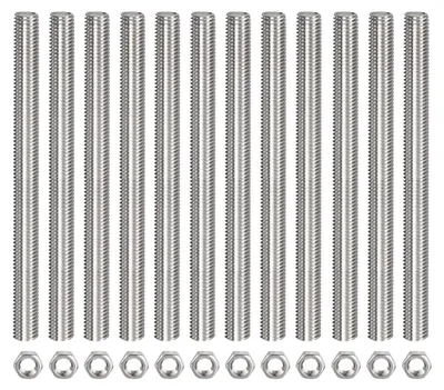 Obrázek produktu pro Solidchoice – Sada 12 závitových tyčí M10 x 400 mm s maticemi